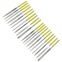Set 20 Mini Lime Raspe Ad Ago Per Ferro Acciaio Legno Lunghezza 140mm