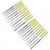 Hongu Set 20 Mini Lime Raspe Ad Ago Per Ferro Acciaio Legno Lunghez...