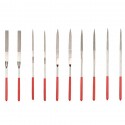 Set 10 Mini Lime Raspe Ad Ago Per Ferro Acciaio Legno Precisione 160mm piccole