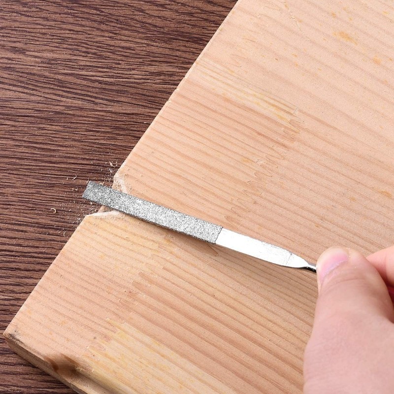 Hongu Set 10 Mini Lime Raspe Ad Ago Per Ferro Acciaio Legno Precisi...
