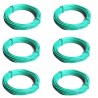 Hongu 6 rotoli Filo di ferro zincato plastificato per legature 1mm ...