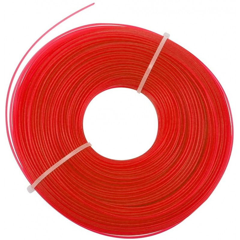 6 rotoli Filo per decespugliatore diametro 2,7mm tagliaerba 15 metri cavo bobina