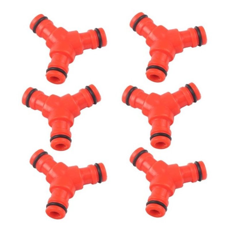 Hongu 6x Portagomma Raccordo a tre vie Connettore tubo Acqua Giardi...
