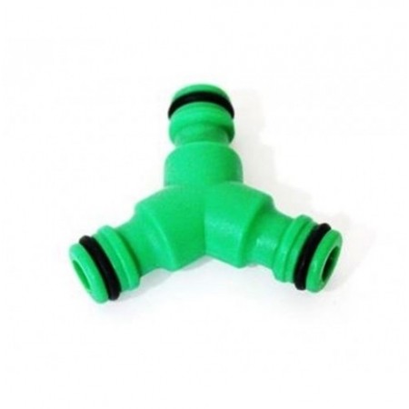 6x Portagomma Raccordo a tre vie Connettore tubo Acqua Giardino Giunto Aggancio