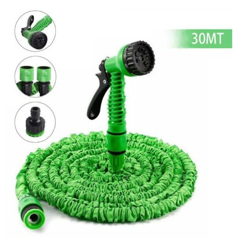 Hongu Tubo per irrigazione estensibile 30 Annaffia giardino Pistola...