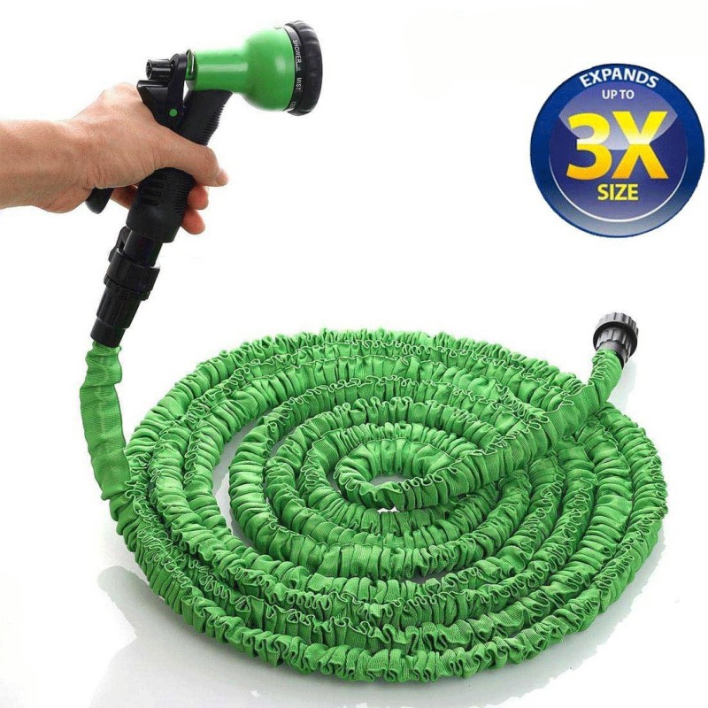 Hongu Tubo per irrigazione estensibile 30 Annaffia giardino Pistola...