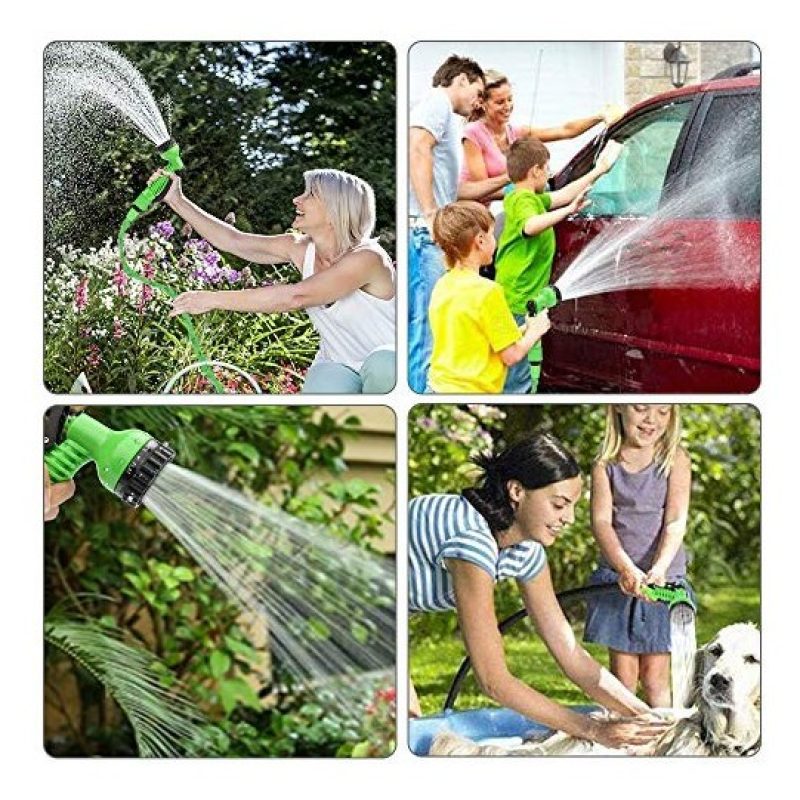 Hongu Tubo per irrigazione estensibile 30 Annaffia giardino Pistola...