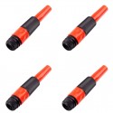 4x Spruzzatore Lancia irrigazione innesto tubo 1/2 Acqua raccordo Giardino presa