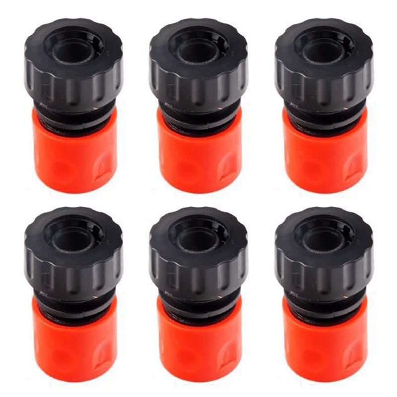 6x raccordo rapido 3/4 tubo Acqua Giardino presa giunto rubinetto irrigazione