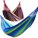 Amaca da giardino 200 kg max portatile con sacco cotone campeggio vacanze relax