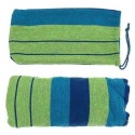Amaca da giardino 200 kg max portatile con sacco cotone campeggio vacanze relax