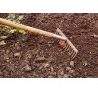Hongu Rastrello Metallo verniciato Pettine Giardino 12 denti Raccog...