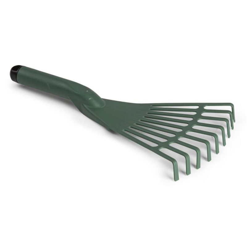 Iron Scopetta Rastrello Pettine Giardino 9 denti Raccogli con Manic...