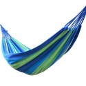 Amaca da giardino 200 kg max portatile con sacco cotone campeggio vacanze relax