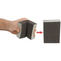 12 Spugne Abrasive Carta Vetrata Spugnette per Carteggiare Lucidare Levigatura