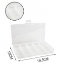 Scatola portaoggetti Contenitore Plastica Cofanetto Trasparente box scomparti