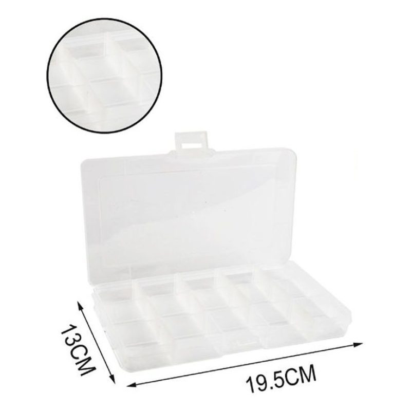 Hongu Scatola portaoggetti Contenitore Plastica Cofanetto Trasparen...