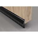2x Paraspifferi Parafreddo con spazzola Sotto porta finestra Adesivo PVC 90 cm