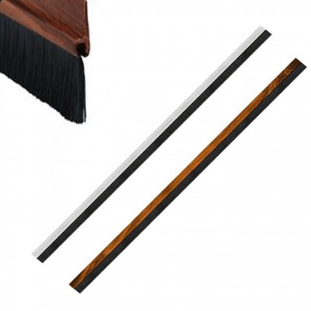 2x Paraspifferi Parafreddo con spazzola Sotto porta finestra Adesivo PVC 90 cm