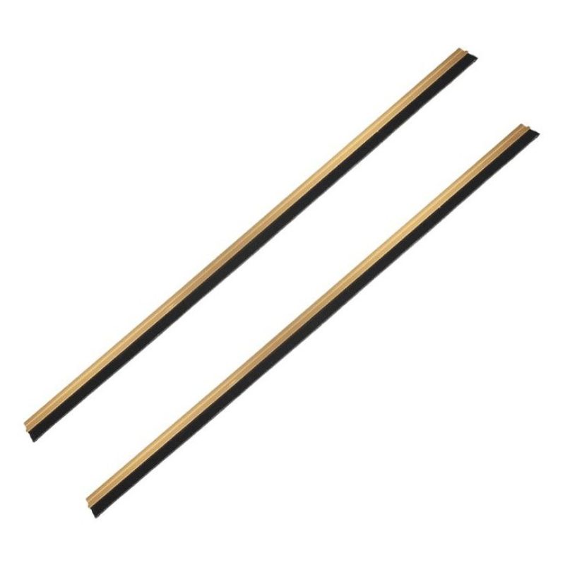Hongu 2x Paraspifferi Parafreddo con spazzola Sottoporta Alluminio ...