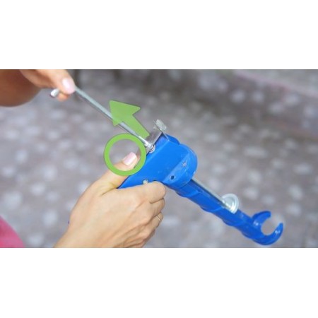 Pistola per Silicone Professionale Foracartucce per Cartuccia Sigillanti Manuale