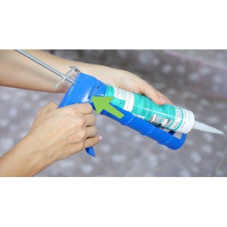Pistola per Silicone Professionale Foracartucce per Cartuccia Sigillanti Manuale