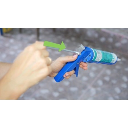 Pistola per Silicone Professionale Foracartucce per Cartuccia Sigillanti Manuale