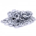 140 Rondelle elastiche M10 acciaio zincato Molla Blocca rettangolo Grover Grower