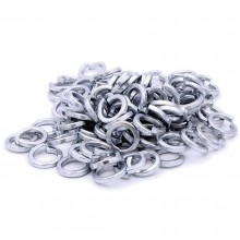 140 Rondelle elastiche M10 acciaio zincato Molla Blocca rettangolo Grover Grower