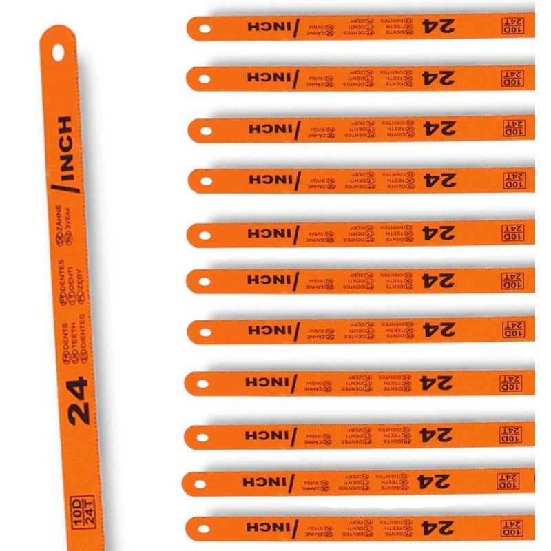 Hongu set 12 lame ricambio seghetto sega a mano taglio ferro legno ...