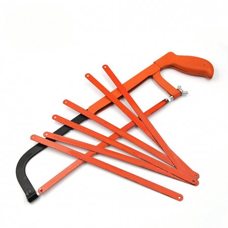 set 12 lame ricambio seghetto sega a mano taglio ferro legno 300mm manuale kit