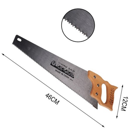 Sega a mano per legno segaccio falegname 460mm lama seghetto professionale 16"