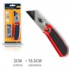 Hongu 2x Taglierino Professionale Cutter Lame di Ricambio Coltello ...