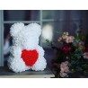 Hongu Orso Orsetto di Rose Artificiale Fiore Regalo 25CM San valent...