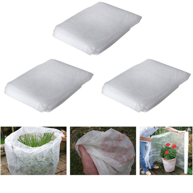 3x Telo Termoclima 17gr TNT antigelo piante fiori orto terreno giardino copripiante