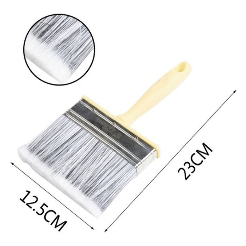 Hongu Set 4 pennelli vernice piatti setola Pittura Manico Spazzole ...