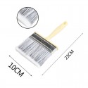 Set 4 pennelli vernice piatti setola Pittura Manico Spazzole Fai da te Bricolage