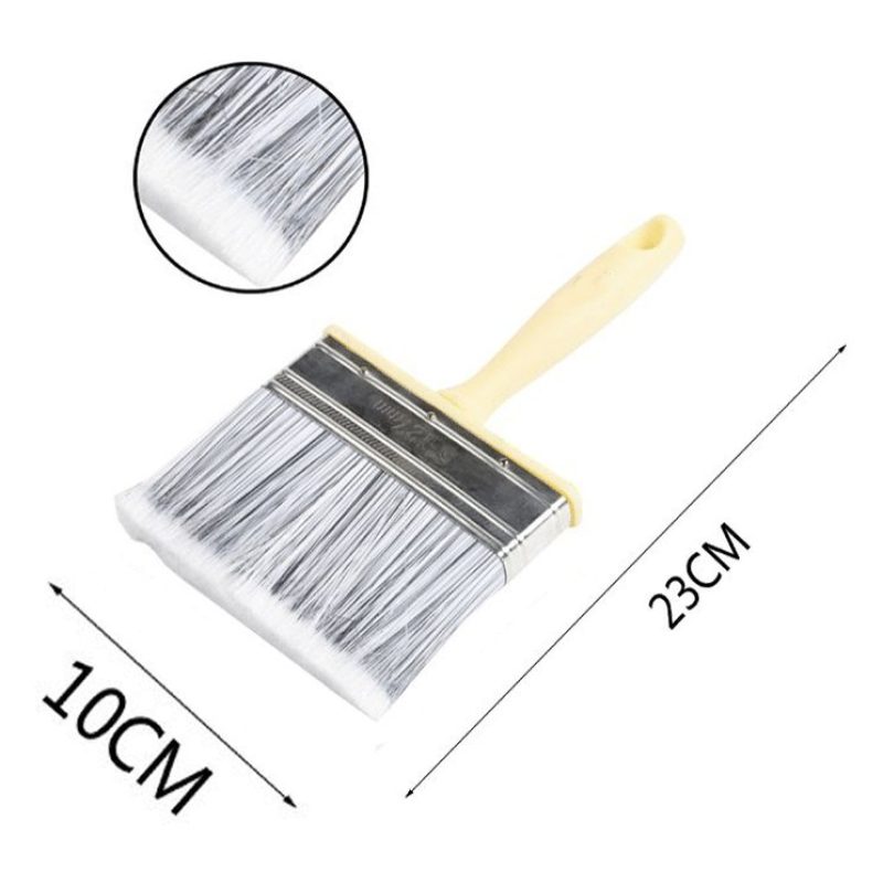 Hongu Set 4 pennelli vernice piatti setola Pittura Manico Spazzole ...