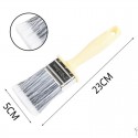 Set 4 pennelli vernice piatti setola Pittura Manico Spazzole Fai da te Bricolage