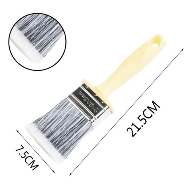 Hongu Set 4 pennelli vernice piatti setola Pittura Manico Spazzole ...