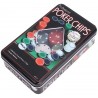 Set Poker 100 Fiches Chips Gioco Bottone dealer texano texas holdem...