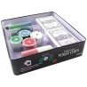 Set Poker 100 Fiches Chips Gioco Bottone dealer texas holdem getton...