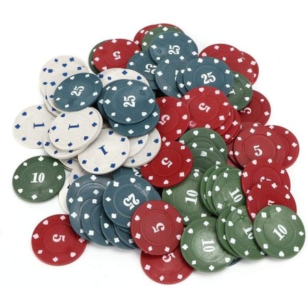 Set Poker 100 Fiches Chips Gioco Bottone dealer texas holdem gettone 2 mazzi