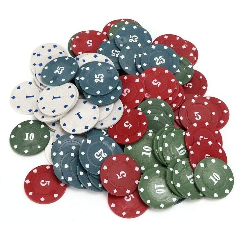 Set Poker 100 Fiches Chips Gioco Bottone dealer texas holdem getton...