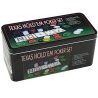Set Poker 200 Fiches Chips 2 mazzi carte texas hold'em panno deal G...
