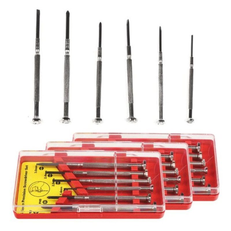 Hongu 3x Kit Cacciaviti giravite precisione cellulare orologi 6 pez...