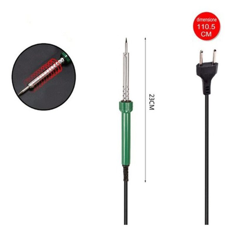 Hongu Saldatore rapido elettrico punta saldature a stilo temperatur...
