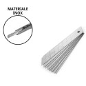 Kit 50 pezzi lame taglierino ricambio cutter taglierini 8,5cm lama affilate set