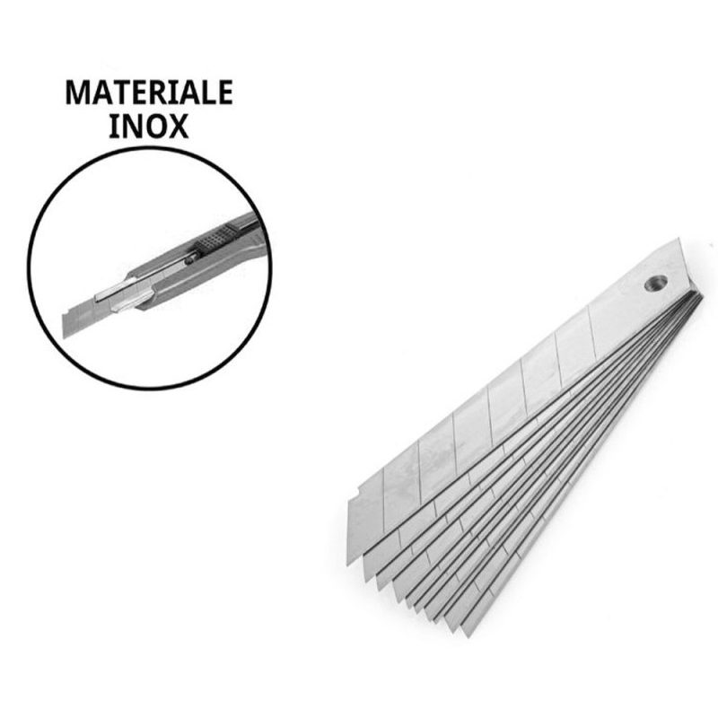 Hongu Kit 50 Pezzi Lame Taglierino Ricambio Cutter Taglierini 8 for...