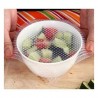 4 coperchio Silicone Pezzi Guarnizione ermetici Mantenere Cibo Fresco freschi